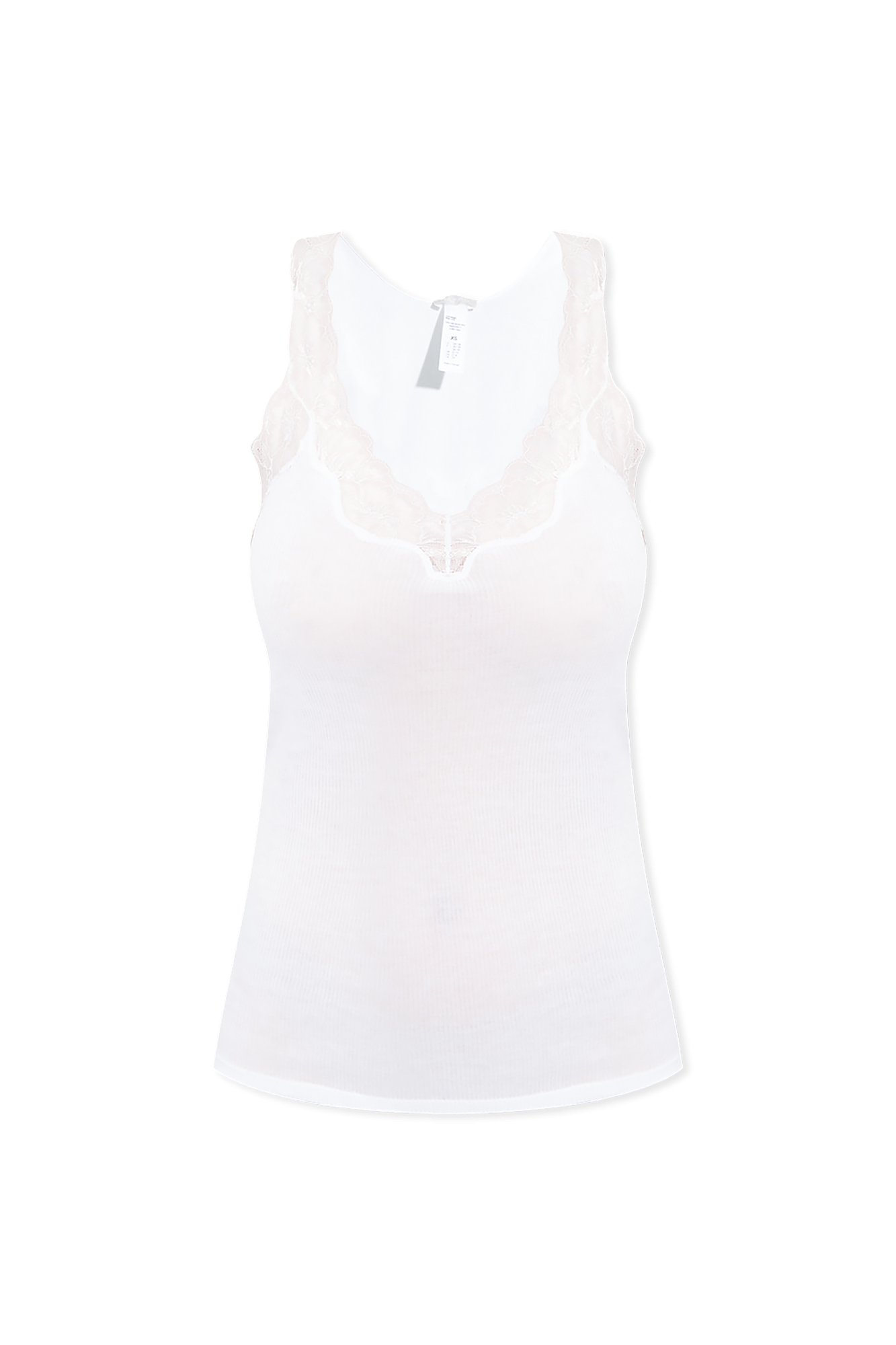 トップス 178 Lace-Trimmed Sleeveless Top - Peach pink - Ladies | H&M CA